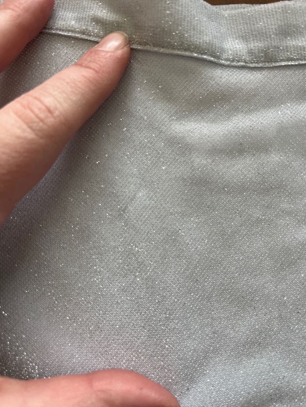 Silver Two Layered Skirt - Picture 8 of 15